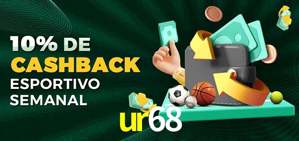 10% de bônus de cashback na ur68