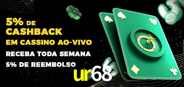 Promoções do cassino ao Vivo ur68